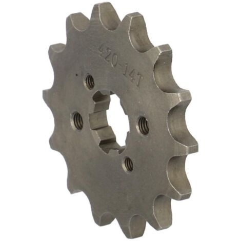 Pignon de sortie de boite Teknix pour Moto Derbi 50 Senda 2000 à (1/4)