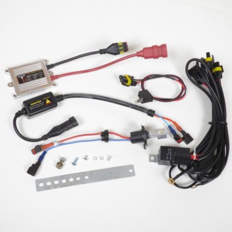 Kit conversion phare optique halogène xénon H4 TecnoGlobe (1/4)