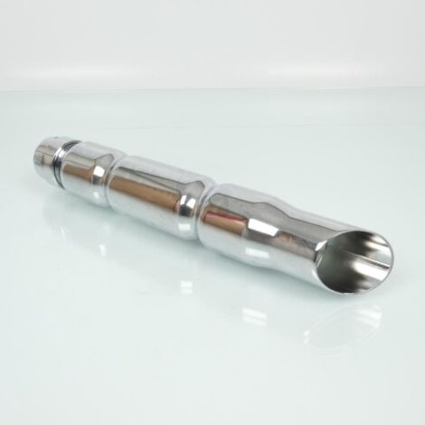 Silencieux d échappement Générique Slashcut chromé 370mm pour (1/5)