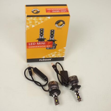Kit de 2 ampoules à LED H7 PX26d 12V pour moto Flosser 91M2070 (1/5)