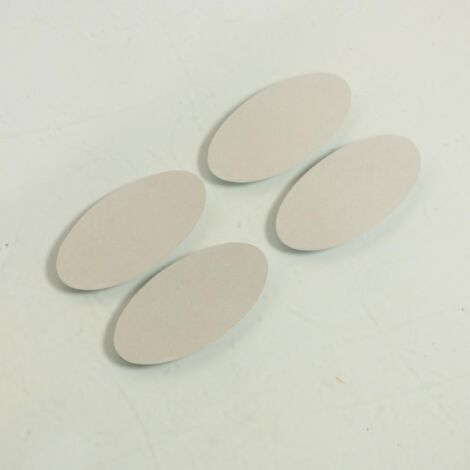 Lot de 4 autocollants réfléchissants gris pour casque de moto,
