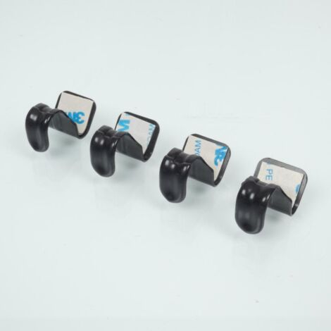 Kit 16 Pièces Supports Adhésifs 3M Pour GoPro & Caméras D'Action – Incurvés + Plats + Bras + Clip – Fixation Casque & Équipements