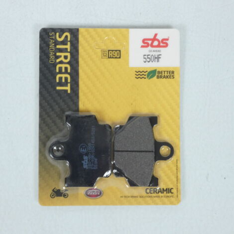 Plaquette de frein AV 550HF FR SBS pour moto Yamaha 400 XS S 1982 (1/2)