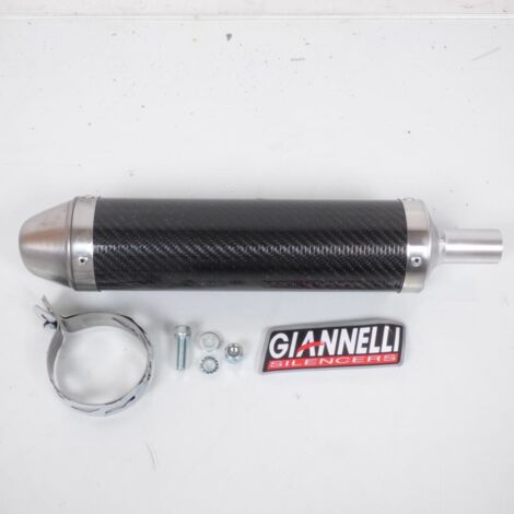 Silencieux d'échappement GIANNELLI carbone pour scooter à (1/4)