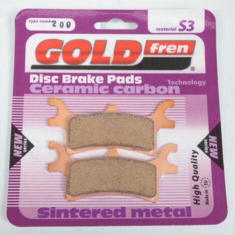 Plaquette de frein Gold Fren pour Quad Polaris 500 ATV Pro 4x4 (1/2)