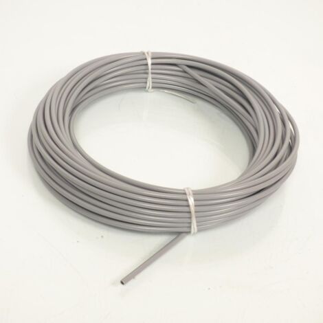 Rouleaux de 25m de petite gaine grise 26/10 pour mobylette (1/2)