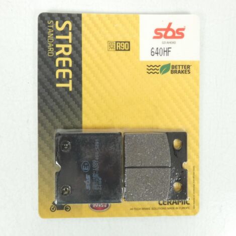 Plaquette de frein SBS pour moto BMW 800 R 80 1989 à 1995 640HF (1/2)