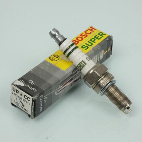 Bougie d'allumage Bosch UR 3 CC-10 pour moto Honda 125 Cbr R 2004 (1/3)