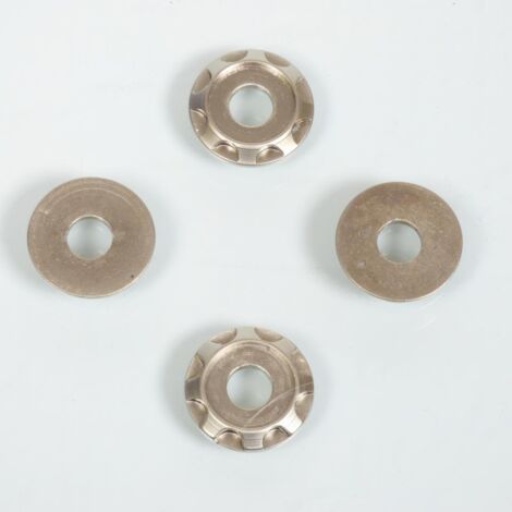 Rondelle spacer aluminium DRC T01 coloris alu pour moto cross (1/2)