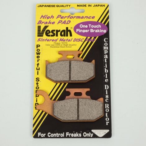 Plaquette de frein Vesrah pour Quad Suzuki 400 Lt-F Kingquad - (1/2)