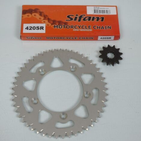 Kit chaîne Sifam pour Moto KTM 65 SX 1999 à 2001 12x49 Neuf (1/2)