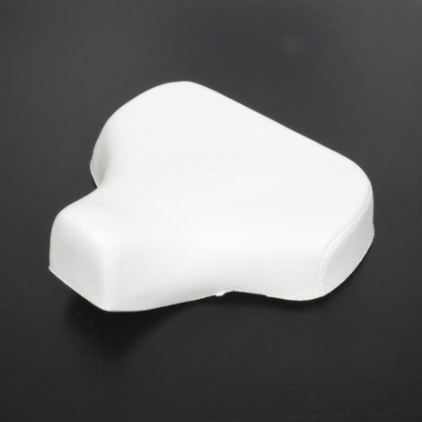 Dessus de selle housse blanche pour mobylette Peugeot 103