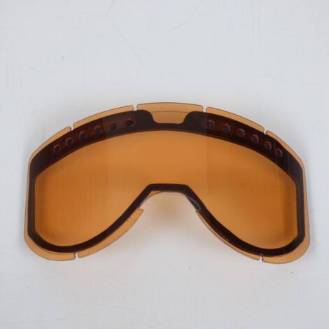 Écran double ventilé orange pour masque lunette cross Smith SMX (1/2)
