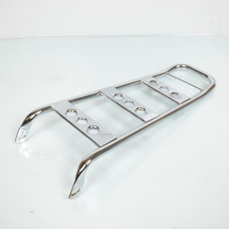 Porte bagage arrière 4 branches chromé pour mobylette Peugeot 50 (1/4)