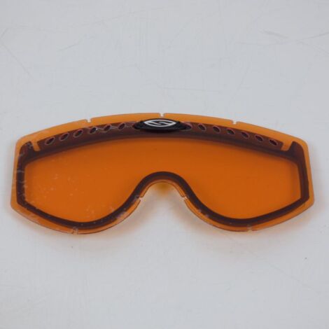 Écran ventilé orange pour masque lunette cross Smith Speed moto (1/2)