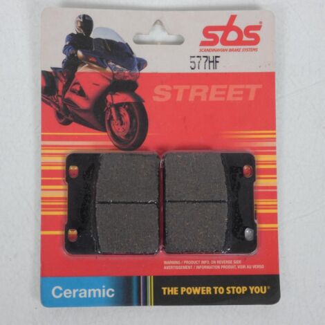 Plaquette de frein 577HF CERAMIC SBS pour moto Suzuki 1100 GSX (1/2)