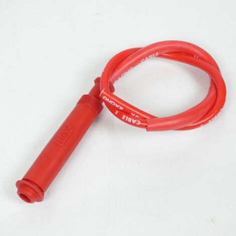 Capuchon de bougie antiparasite Racing NGK CR3 rouge 8089 pour (1/3)