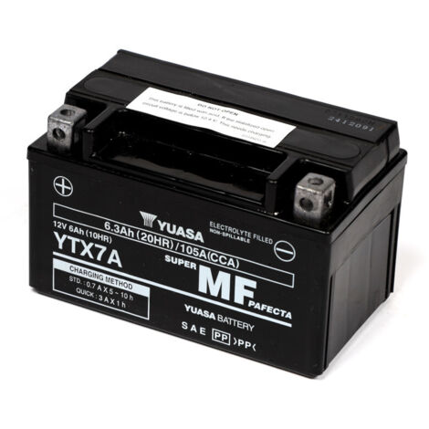 Batterie Ytx7a SLA AGM - Sans Entretien - Prête à l'emploi. (1/4)
