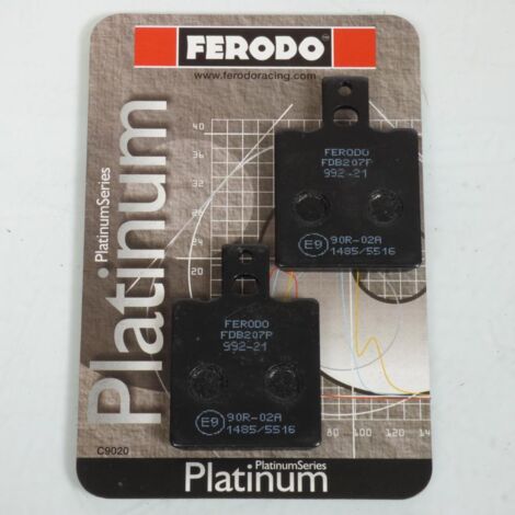 Plaquette de frein Ferodo pour Moto Cagiva 125 Planet 1997 à 2004 (1/4)