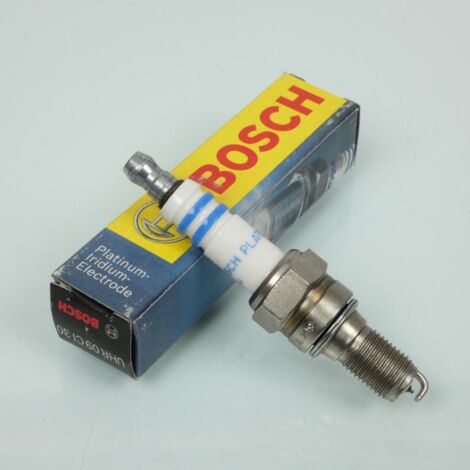 Bougie d'allumage Bosch UHR 09 CI 30 pour moto scooter quad / (1/3)