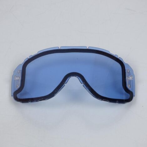 Écran double bleu pour masque lunette cross Smith Piston moto (1/2)