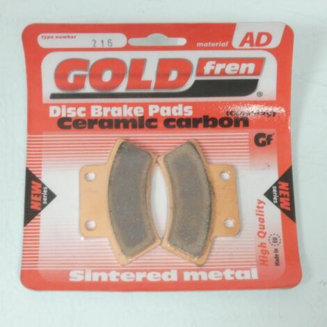 Plaquette de frein Gold Fren pour Quad Apache 50 Mini Tomahawk 2T (1/2)