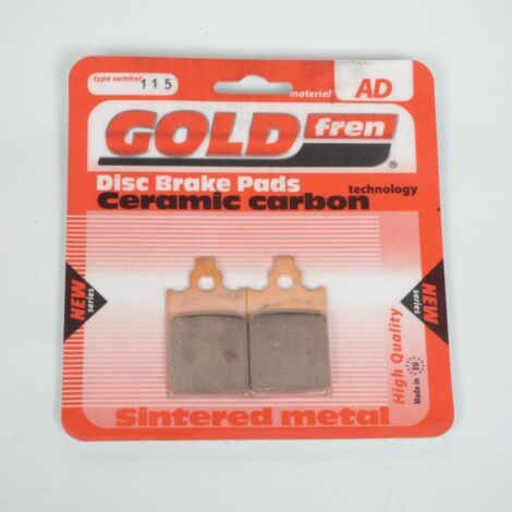 Plaquette de frein Gold Fren pour Scooter Malaguti 50 Crosser Cr1 (1/2)