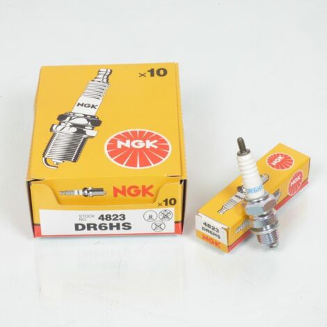 Bougie d'allumage NGK pour Auto DR6HS / 4823 / Par 10 Neuf (1/2)