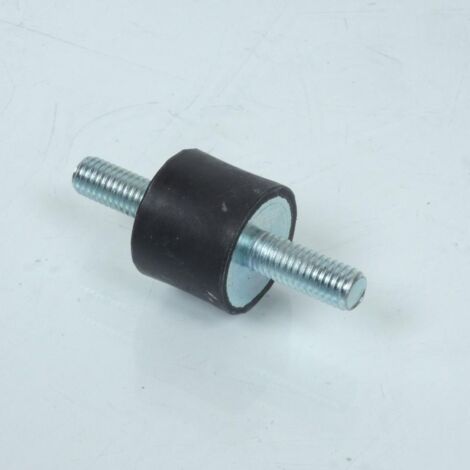 Silentbloc de pot d'échappement mâle mâle M8 Ø25x20mm pour moto