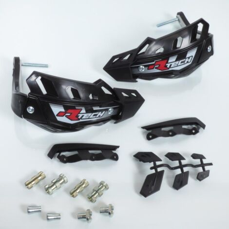 Protège main intégraux Racetech FLX noir spécial pour Quad