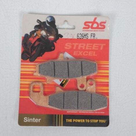 Plaquette de frein AV 626HS FR SBS pour moto Suzuki 600 DR Djebel (1/2)