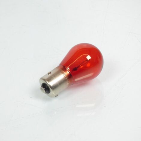 Ampoule Flosser pour moto BAW15s rouge / 12V 21W PR21W Neuf