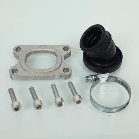 Pipe D'Admission Neuve Type Origine Pour Aprilia SR 50 50cc 2 Temps – Diamètre 23 Mm, Fixation 51 Mm