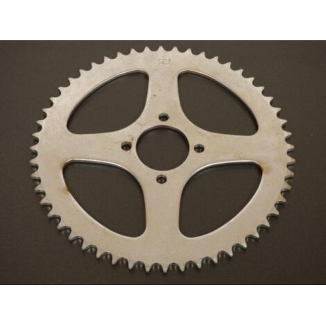 Couronne arrière de transmission 52 dents pas 415 pour moto (1/2)