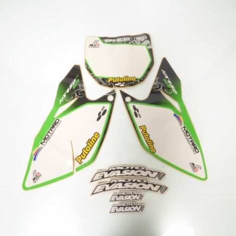 Autocollant stickers Ace pour Moto Kawasaki 450 KXF 2006 à 2008 (1/4)