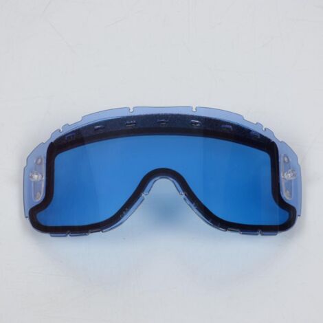 Écran double ventilé bleu pour masque lunette cross Smith Piston (1/2)