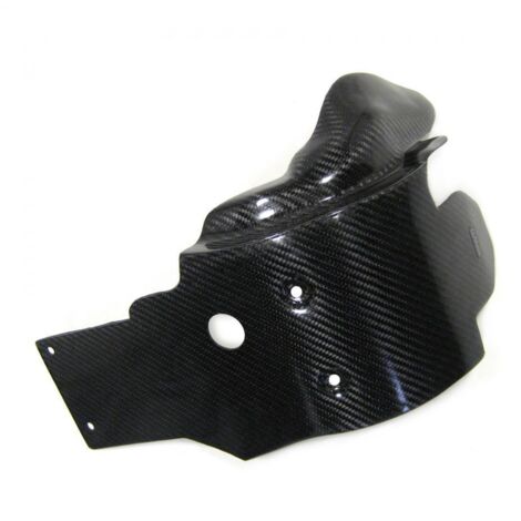 Sabot semelle protection moteur carbone Leovince pour moto (1/3)