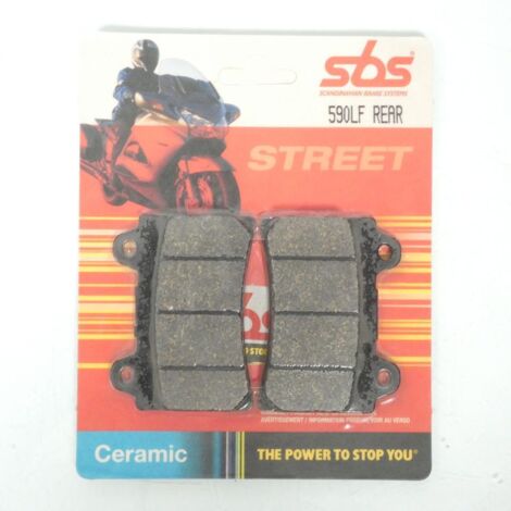 Plaquette de frein SBS pour Moto Yamaha 600 SRX 1987 à 1989 590LF (1/2)