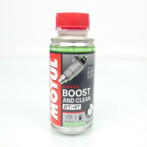 Additif nettoyant circuit carburant Motul Boost and Clean Scooter (1/2)
