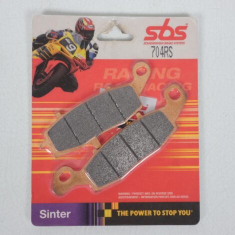 Plaquette de frein AV 704RS SBS pour moto Kawasaki 1700 VN Vulcan (1/2)