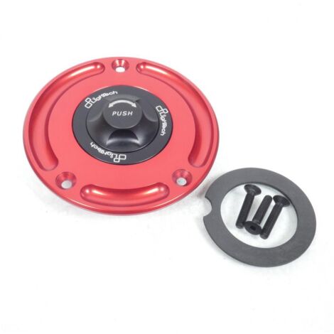 Bouchon de réservoir Lightech Racing Rouge pour moto Suzuki 400 (1/5)
