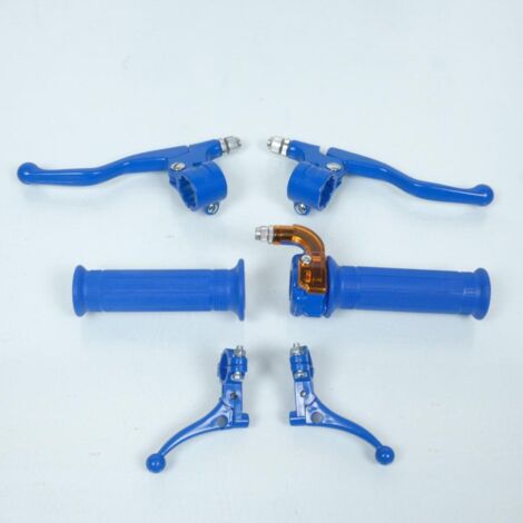 Kit poignée tirage rapide mini Targa bleu cocotte/levier Lusito (1/5)