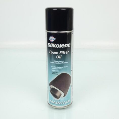 Spray Silkolene Foam Filter Oil 500mL pour filtre moto enduro (1/3)