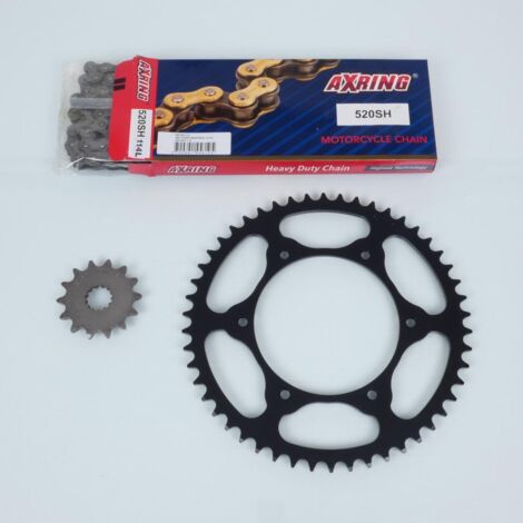 Kit chaîne Axring pour moto Yamaha 400 Wr-F 1999 à 2002 14X50 (1/2)