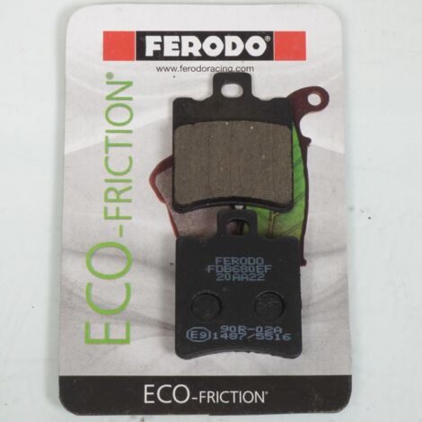 Plaquette de frein Ferodo pour Quad Yamaha 50 Breeze 1994 à 1995 (1/4)