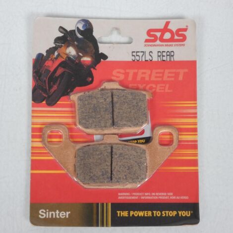 Plaquette de frein AR 557LS REAR SBS pour moto Kawasaki 1000 GTR (1/2)