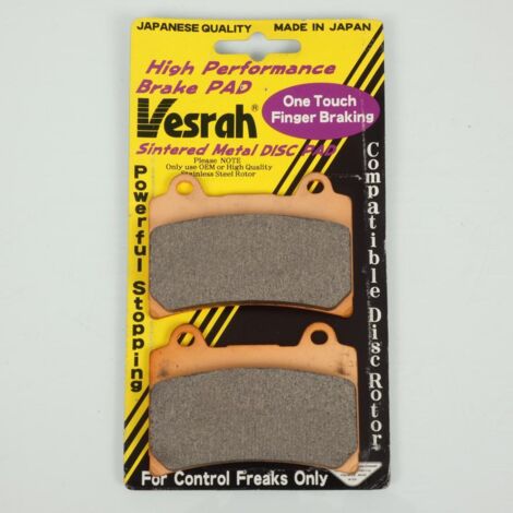 Plaquette frein Vesrah pour moto Yamaha 750 FZ Genesis 1991 à (1/2)