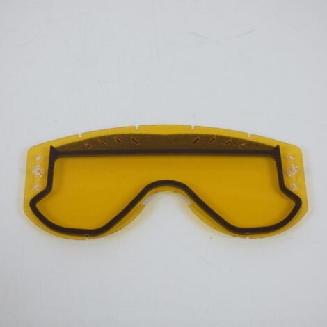 Écran double jaune pour masque lunette cross Smith Option OTG (1/2)