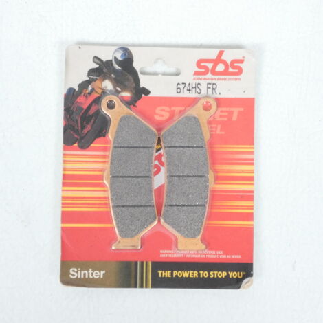 Plaquette de frein SBS pour Moto Moto Guzzi 1100 California 2009 (1/2)