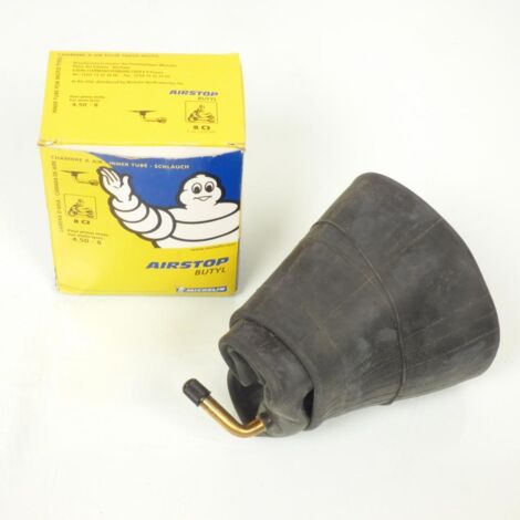 Chambre à air Michelin pour scooter 4.50-8 8C3 valve coudée 1202 (1/3)